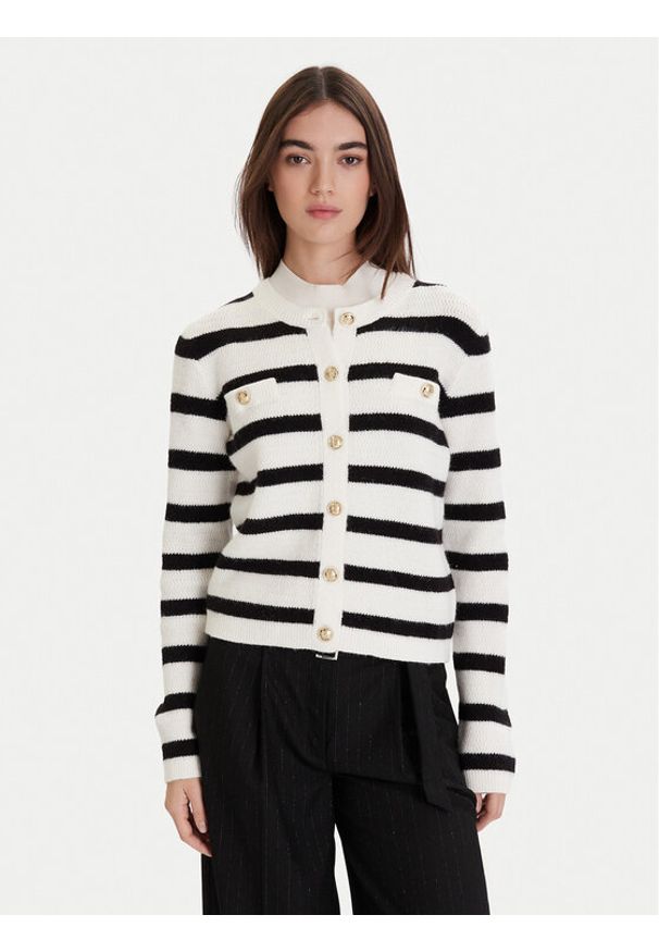 Morgan Kardigan 252-MROXA Czarny Regular Fit. Kolor: czarny. Materiał: syntetyk