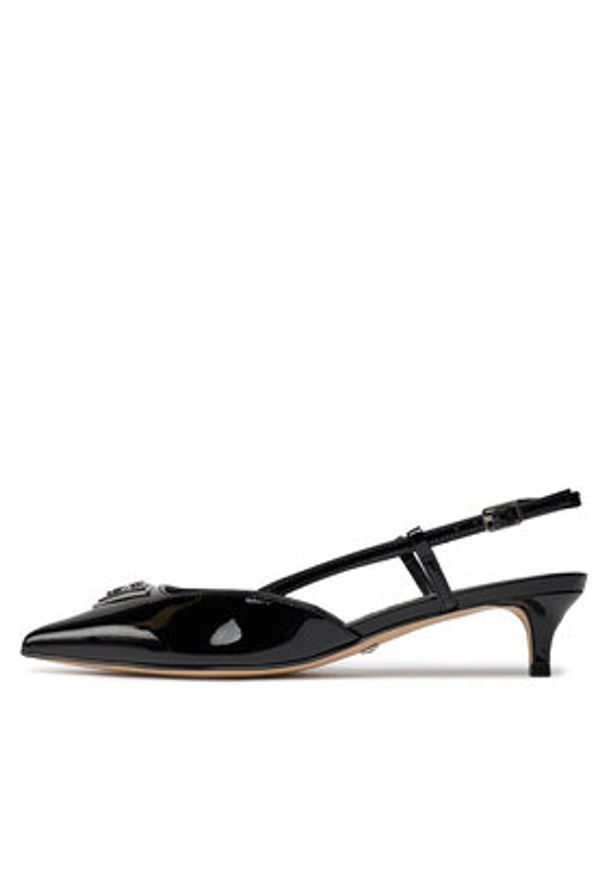 Guess Sandały Jesson FLPJES PAT05 Czarny. Kolor: czarny. Materiał: lakier, skóra