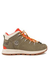 Timberland Trzewiki Sprint Trekker Mid TB0A68BC9911 Zielony. Kolor: zielony. Materiał: skóra, nubuk