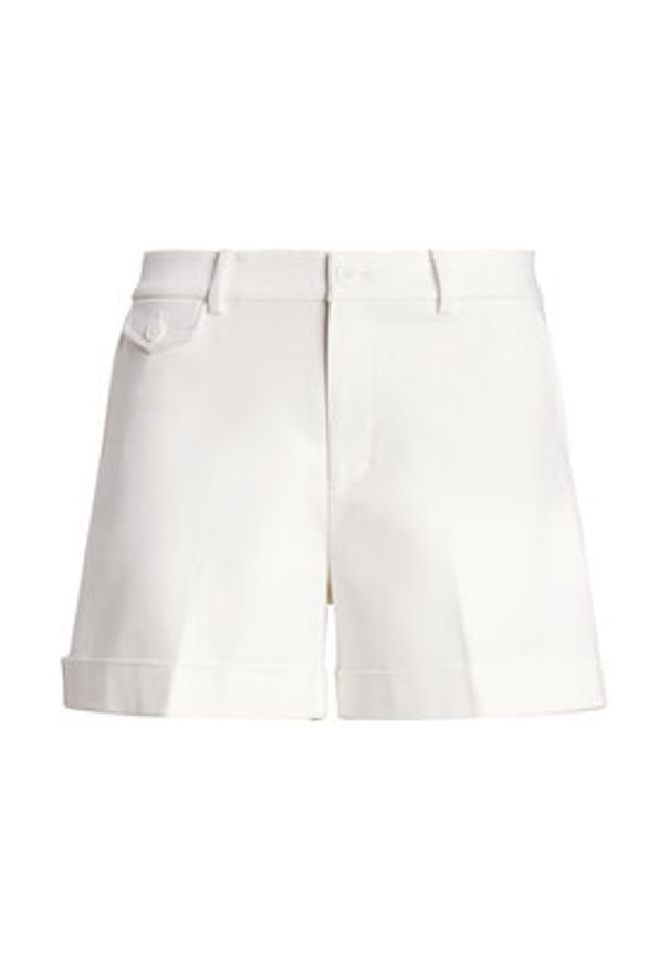 Lauren Ralph Lauren - LAUREN RALPH LAUREN Szorty materiałowe 200925278001 Biały Straight Fit. Kolor: biały. Materiał: bawełna