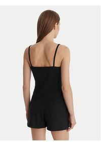 Guess Top E6GP02 J1314 Czarny Regular Fit. Kolor: czarny. Materiał: bawełna #4