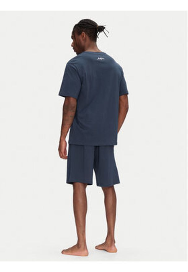 Jack & Jones - Jack&Jones Piżama Omaha 12276880 Granatowy Standard Fit. Kolor: niebieski. Materiał: syntetyk