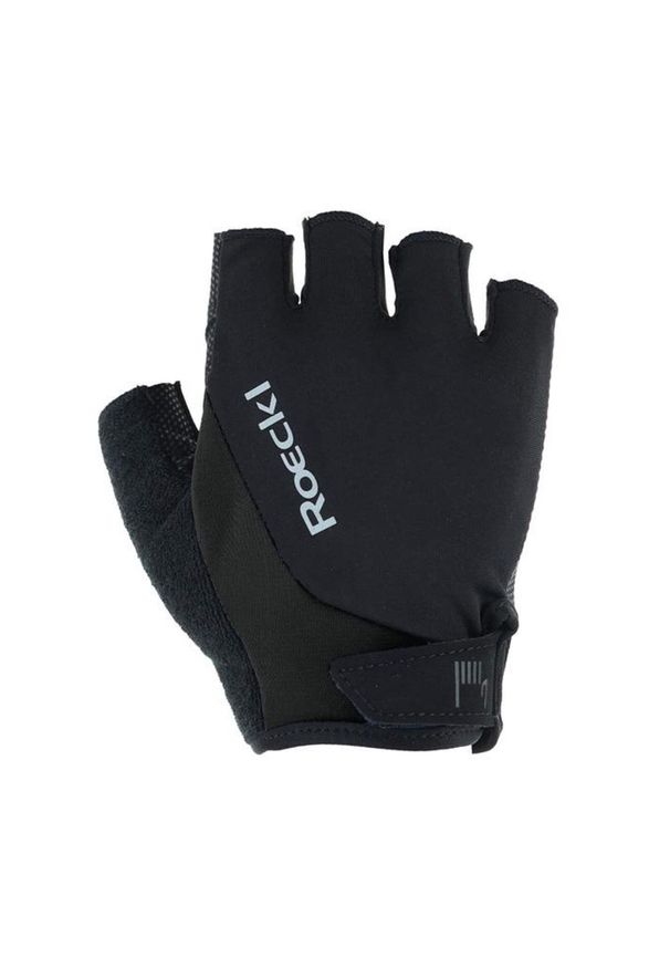 Rękawice Roeckl Basel 2. Kolor: czarny. Sport: kolarstwo