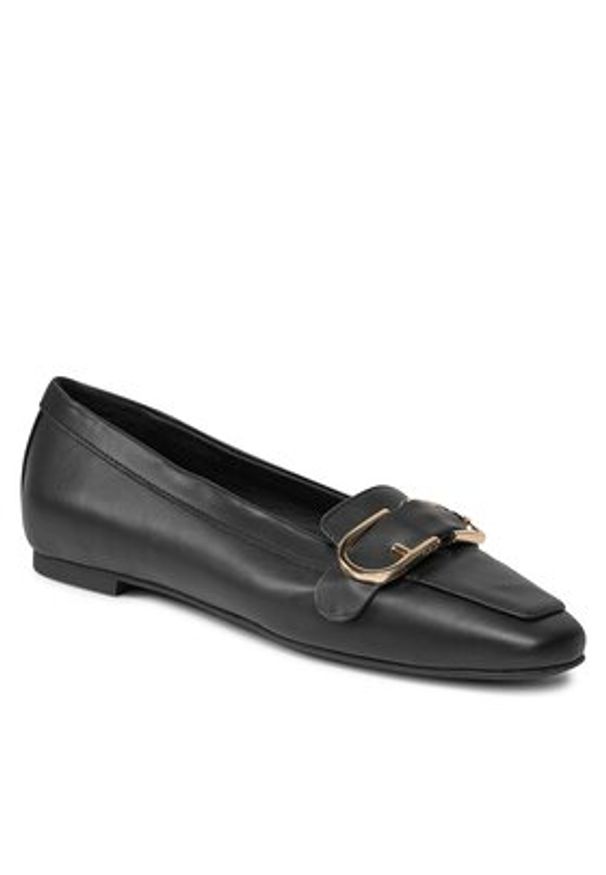 Furla Loafersy Flow Ballerina T.5 YH46FOW-BX2680-O6000-10074000 Czarny. Kolor: czarny. Materiał: skóra