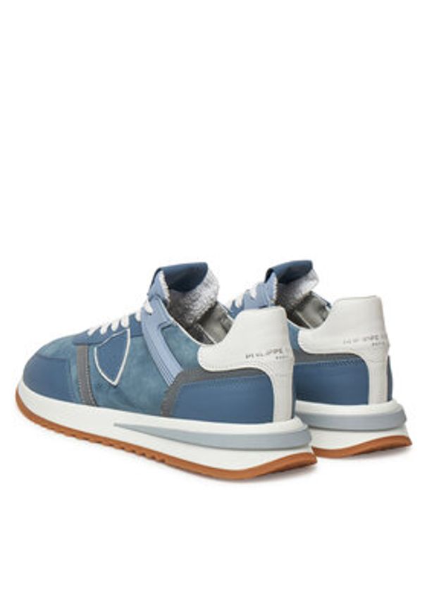 Philippe Model Sneakersy TYLU WX09 Granatowy. Kolor: niebieski. Materiał: zamsz, skóra