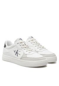 Calvin Klein Jeans Sneakersy Classic Cupsole Low Lth Ml YM0YM00885 Biały. Kolor: biały #6