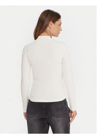 Guess Jeans Golf W5BP23 KA0H1 Beżowy Slim Fit. Typ kołnierza: golf. Kolor: beżowy. Materiał: bawełna #5