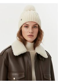 Nine West Czapka CEO-NW-W3-002-AW25 Biały. Kolor: biały. Materiał: akryl, materiał #3