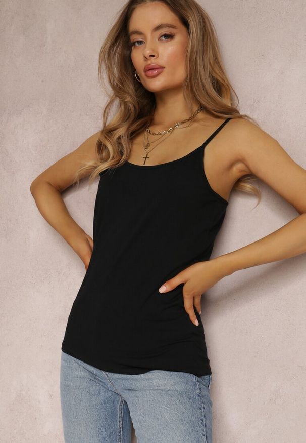 Renee - Czarny Top Zelethe. Kolor: czarny