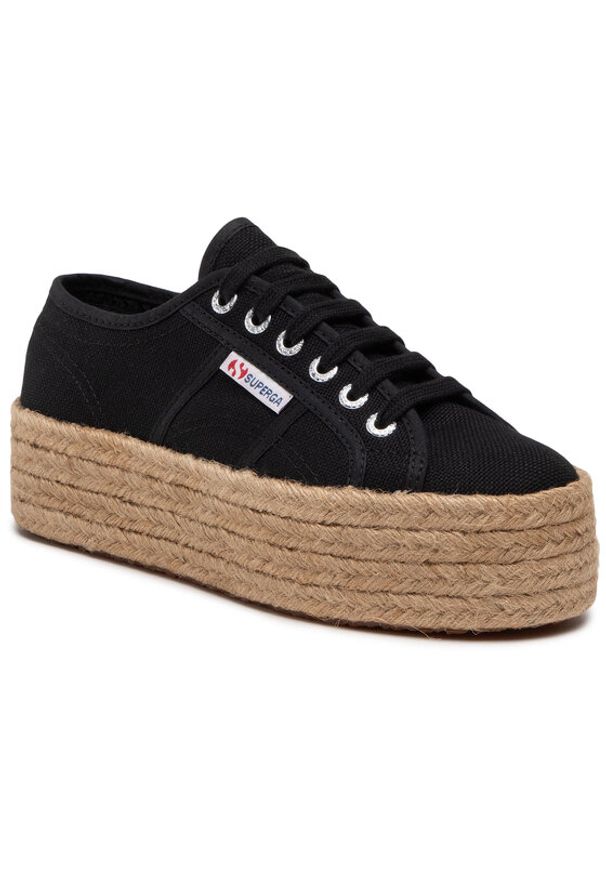 Espadryle Superga. Kolor: czarny