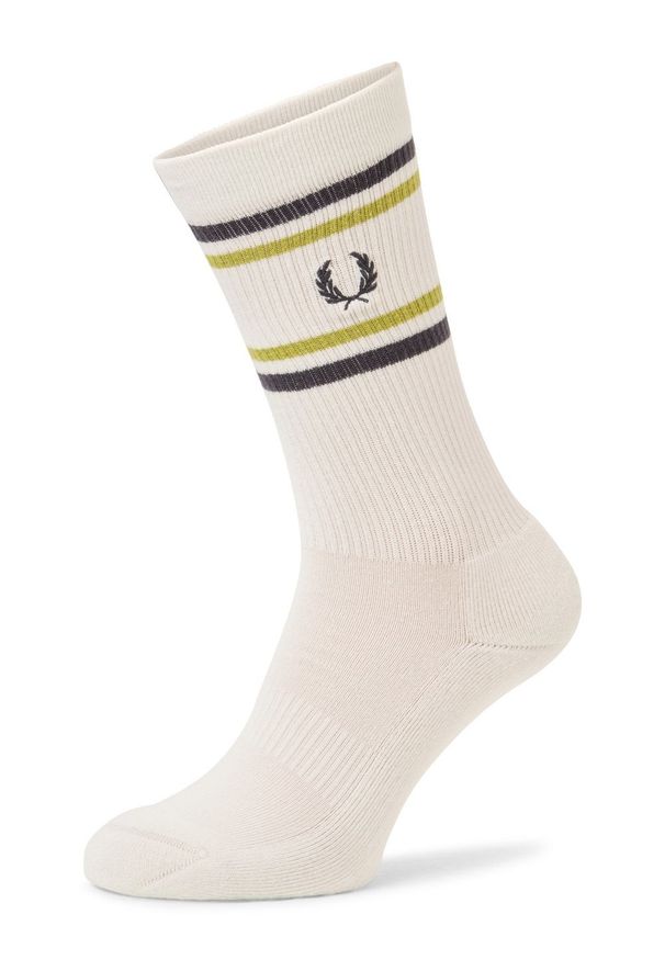 Fred Perry Skarpety Mężczyźni biały jednolity, 39-42. Kolor: biały. Materiał: bawełna. Wzór: jednolity