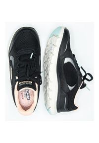skechers - Skechers Flex Appeal 4.0, Czarny. Kolor: czarny. Materiał: tkanina, materiał, syntetyk