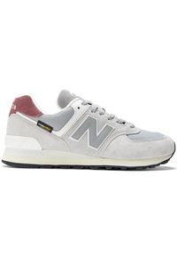 Buty unisex New Balance U574KBR – szare. Okazja: na co dzień. Kolor: szary. Materiał: guma, materiał, tkanina, syntetyk. Szerokość cholewki: normalna. Model: New Balance 574