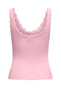 JDY Top Nanna 15290585 Różowy Slim Fit. Kolor: różowy. Materiał: wiskoza #3