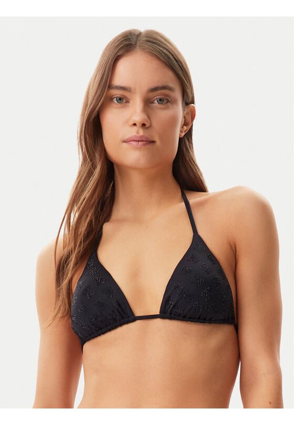 Guess Dół od bikini E5GO11 MC040 Czarny. Kolor: czarny. Materiał: syntetyk