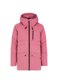 Kurtka puchowa damska Protest Magi. Kolor: wielokolorowy, fioletowy, różowy. Materiał: puch. Sezon: zima. Sport: turystyka piesza #1