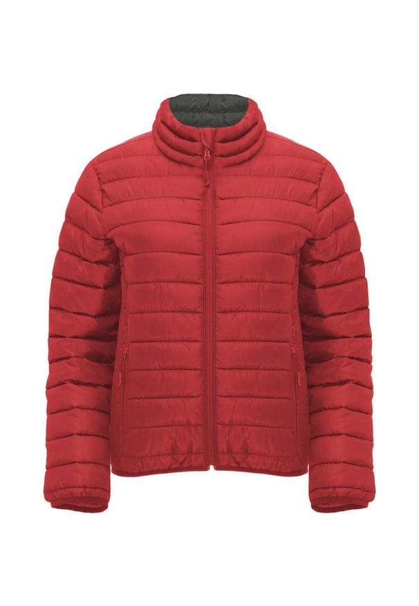 ROLY - Kurtka Ocieplana Damska Finlandia. Kolor: czerwony. Sport: turystyka piesza