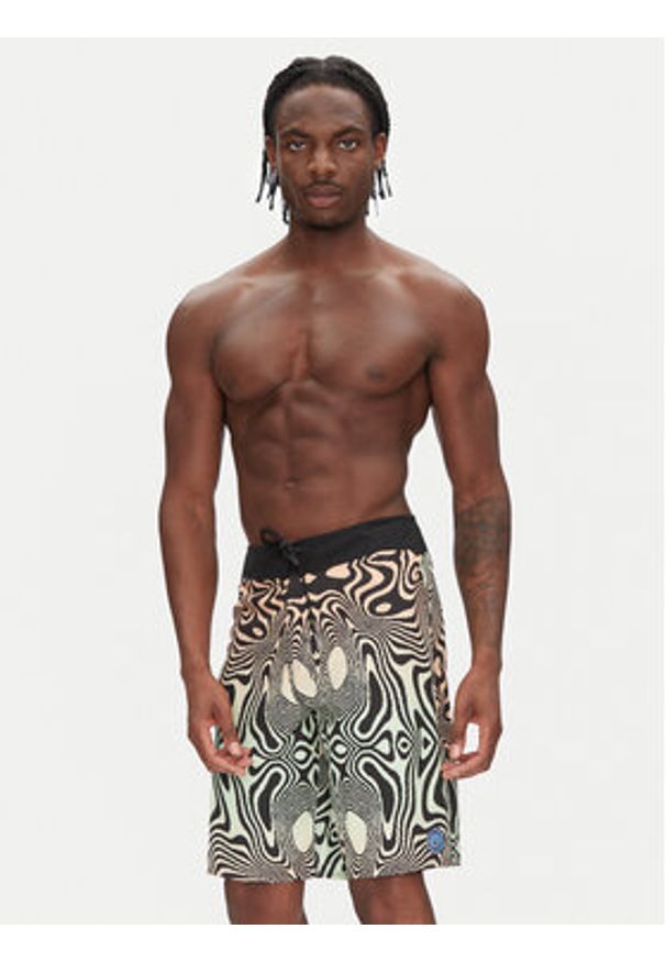 Volcom Szorty kąpielowe Filip Rygalski A0812514 Kolorowy Regular Fit. Materiał: syntetyk. Wzór: kolorowy