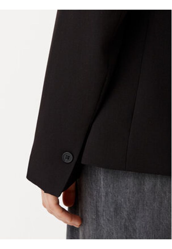 only - ONLY Marynarka Raven 15338389 Czarny Slim Fit. Kolor: czarny. Materiał: syntetyk