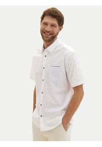 Tom Tailor Koszula 1040138 Biały Regular Fit. Kolor: biały. Materiał: bawełna #2