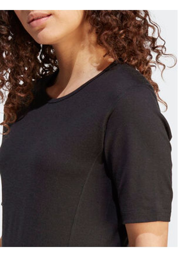 Adidas - adidas Bielizna termoaktywna górna Xperior Merino 200 HZ8553 Czarny Slim Fit. Kolor: czarny. Materiał: wełna
