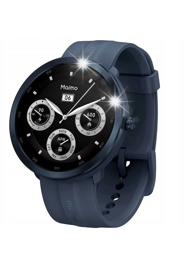 MAIMO - Smartwatch Maimo SMARTWATCH Maimo Watch R GPS ZEGAREK 70mai GRANAT niebieski. Rodzaj zegarka: smartwatch. Kolor: niebieski