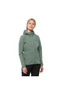 Kurtka softshellowa damska Jack Wolfskin Bornberg Hoody. Kolor: zielony #1
