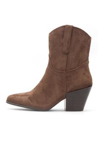 Jenny Fairy Kowbojki SISSEL WYL2410-6 Brązowy. Kolor: brązowy. Materiał: materiał #3