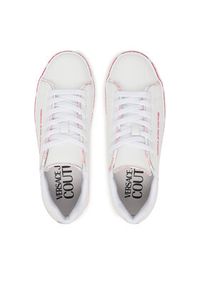 Versace Jeans Couture Sneakersy 79VA3SK5 Biały. Kolor: biały. Materiał: skóra #6