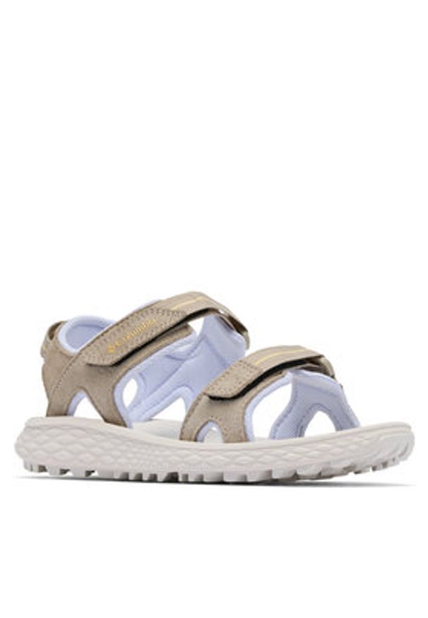 columbia - Columbia Sandały Konos Hiker 2-Strap 2121311 Brązowy. Kolor: brązowy. Materiał: materiał