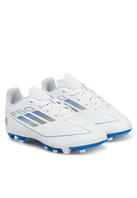 Adidas - adidas Buty do piłki nożnej F50 Club Firm/Multi-Ground IE1310 Biały. Kolor: biały. Materiał: skóra #3