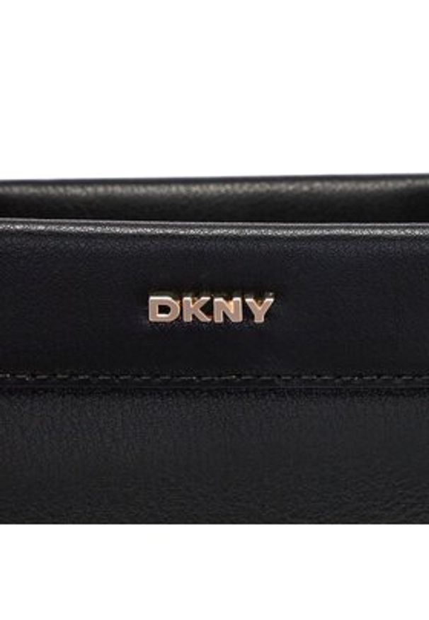 DKNY Torebka Gramercy Mini Top Zi R41DKC03 Czarny. Kolor: czarny. Materiał: skórzane