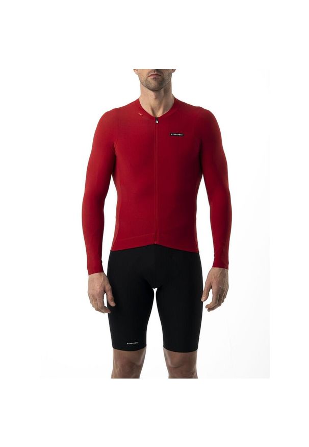 ETXEONDO - Dżersej z długim rękawem Etxeondo Alde. Kolor: czerwony. Materiał: jersey. Długość rękawa: długi rękaw. Długość: długie. Sport: kolarstwo