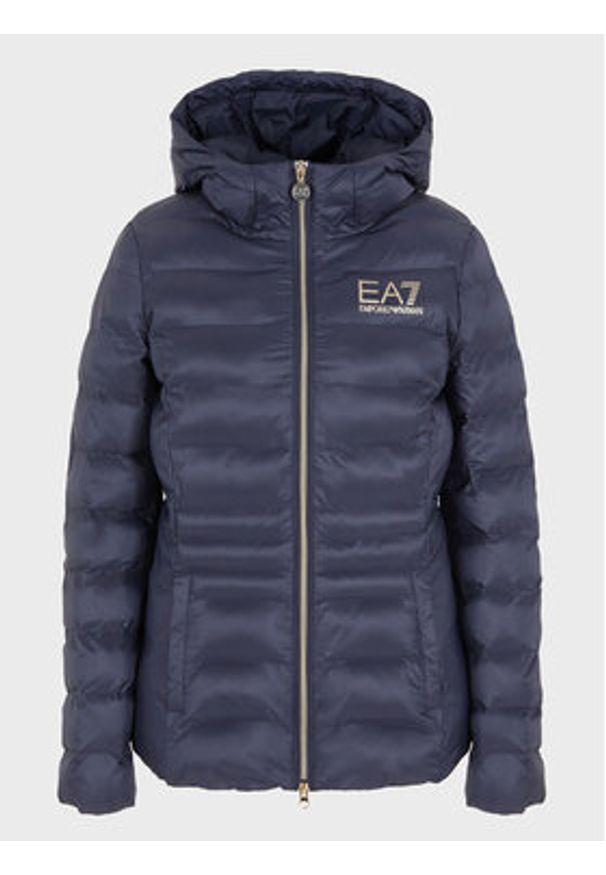EA7 Emporio Armani Kurtka zimowa 6RTB01 TN88Z 1554 Granatowy Regular Fit. Kolor: niebieski. Materiał: syntetyk. Sezon: zima