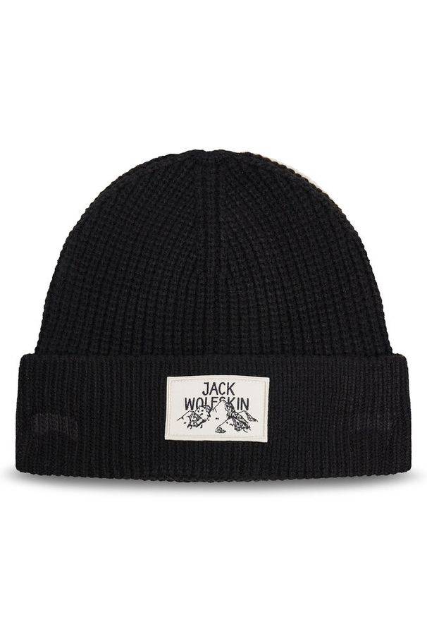 Czapka Jack Wolfskin. Kolor: czarny