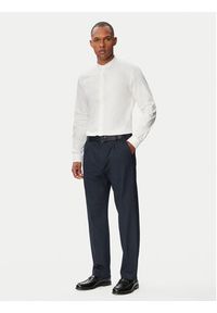 Hugo - HUGO Koszula Kaleb 50544949 Biały Slim Fit. Kolor: biały. Materiał: bawełna #5