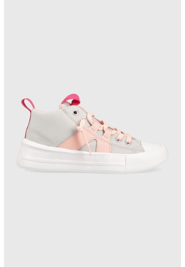 Converse trampki dziecięce kolor różowy. Nosek buta: okrągły. Zapięcie: sznurówki. Kolor: różowy. Materiał: guma