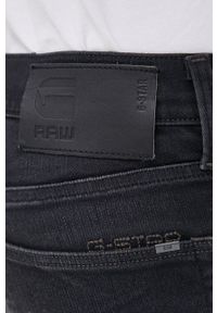 G-Star RAW - G-Star Raw szorty jeansowe męskie kolor czarny. Kolor: czarny. Materiał: jeans #4