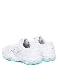 Mizuno Buty halowe Wave Phantom 3 X1GB2260 Biały. Kolor: biały. Materiał: skóra. Model: Mizuno Wave #6