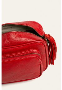 Pepe Jeans - Torebka Moira. Kolor: czerwony. Rodzaj torebki: na ramię #2