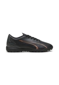 Buty piłkarskie męskie Puma Ultra Play. Zapięcie: sznurówki. Kolor: czarny. Materiał: tkanina, materiał, guma, syntetyk. Szerokość cholewki: normalna. Sport: piłka nożna