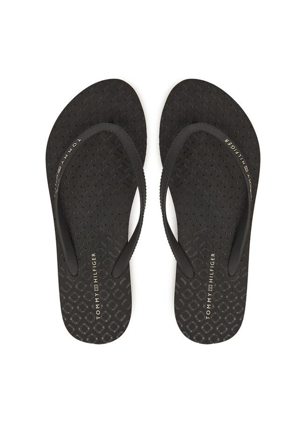 TOMMY HILFIGER - Japonki Tommy Hilfiger. Kolor: czarny