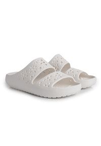 Crocs Klapki Classic Floral Cutout Sandal 210966 Biały. Kolor: biały #4