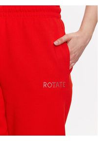 ROTATE Spodnie dresowe Mimi 7001571030 Czerwony Relaxed Fit. Kolor: czerwony. Materiał: bawełna #4
