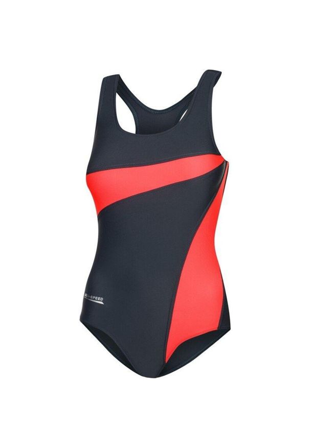 Aqua Speed - Jednoczęściowy strój pływacki damski MOLLY roz.40 kol.36. Kolor: wielokolorowy, niebieski, szary