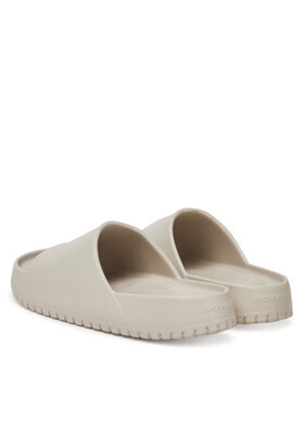 Jack & Jones - Jack&Jones Klapki Jfwripple Moulded Slider 12274637 Beżowy. Kolor: beżowy