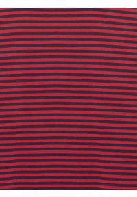 Big-Star - Koszulka męska w paski czerwona Garri 603. Kolor: czerwony. Materiał: dzianina, materiał, bawełna. Wzór: paski. Styl: klasyczny #2