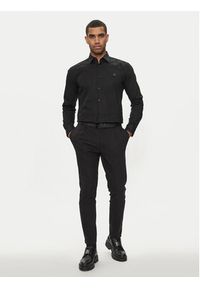 Hugo Koszula Ermo 50505315 Czarny Slim Fit. Kolor: czarny. Materiał: bawełna #3