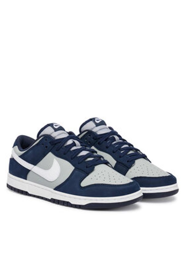 Nike Sneakersy Dunk Low IB3079 400 Granatowy. Kolor: niebieski. Materiał: skóra, nubuk