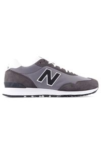 Buty męskie New Balance ML515WGR – szare. Okazja: na co dzień. Kolor: szary. Materiał: skóra, materiał, syntetyk. Szerokość cholewki: normalna #1